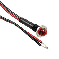 Visual Communications Company - VCC - 6011M1 - INDICATOR NEON RED PANEL MNT