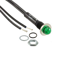 Visual Communications Company - VCC - 6012M5 - INDICATOR NEON GREEN PANEL MNT