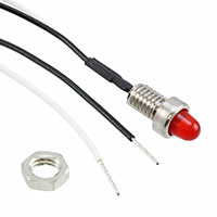 Visual Communications Company - VCC - 6039-004-304R-A - PANEL INDICATOR LED RED 2V