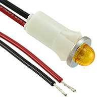 Visual Communications Company - VCC - 1092A3-125VAC - LED PANEL INDICATOR AMBER 125V
