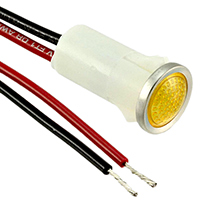 Visual Communications Company - VCC - 1092D3-125VAC - LED PANEL INDICATOR AMBER 125V