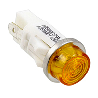 Visual Communications Company - VCC - 1092QC3-125VAC - LED PANEL INDICATOR AMBER 125V
