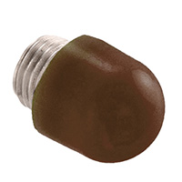 Visual Communications Company - VCC - 131A-304R - LENS RED TRANSLUCENT DOME