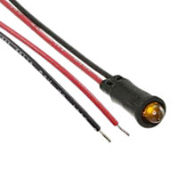 Visual Communications Company - VCC - 5110F3-12V - LED RED 5/21" HOLE PANEL MOUNT