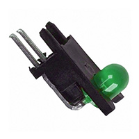 Visual Communications Company - VCC - 5320F5 - LED GREEN T1 RIGHT ANGLE ASSY