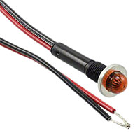 Visual Communications Company - VCC - 6011M3 - INDICATOR NEON AMBER PANEL MNT