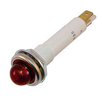 Visual Communications Company - VCC - 6091QM1-24V - INDICATOR NEON RED PANEL MNT