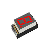 Visual Communications Company - VCC - DSM7UA30101 - DISPLAY 7SEG 1 DIGIT 0.3" RED