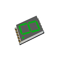 Visual Communications Company - VCC - DSM7UA70105 - DISPLAY 7SEG 1 DIG 0.7" PURE GRN