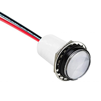 Visual Communications Company - VCC - PML50BFVW - LED BLUE ROUND PANEL MOUNT