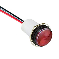 Visual Communications Company - VCC - PML50RFVW - LED RED ROUND PANEL MOUNT
