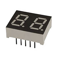 Visual Communications Company - VCC - VAOD-C403G9-BW/45 - DISPL 0.4" DUAL DGT YLW-GRN CC