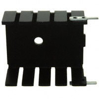 Wakefield-Vette - 287-1ABH - HEATSINK VERT MT HOLE BLK TO-220