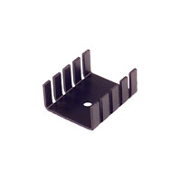 Wakefield-Vette - 290-1AB - HEATSINK TO-220 VERT/HORZ BLK