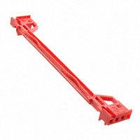 Wakefield-Vette - 3686063 - GUIDE RAIL 4HP RED FOR PCB 160MM