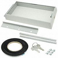 Wakefield-Vette - 3751300 - RC FRONT DOOR W/GLASS 3U/1/2-19"