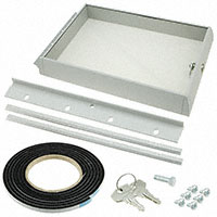 Wakefield-Vette - 3751310 - RC FRONT DOOR W/GLASS 4U/1/2-19"