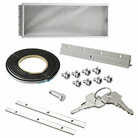 Wakefield-Vette - 3751330 - RC FRONT DOOR WITH GLASS 4U/19"