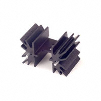 Wakefield-Vette - 647-10ABP - HEATSINK TO-220 W/PINS BLK 1"