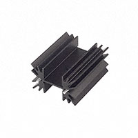 Wakefield-Vette - 657-20ABPE - HEATSINK TO-220 W/PINS BLK 2"