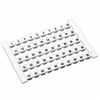 Weidmuller - 0468660001 - DEKAFIX FW 6 MARKED 1-50 50/CD