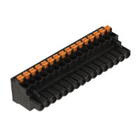 Weidmuller - 1000170001 - TERM BLOCK PLUG 16POS 5.08MM