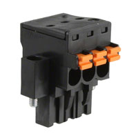 Weidmuller - 1000230001 - TERM BLOCK PLUG 3POS 5.08MM