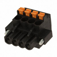 Weidmuller - 1000240001 - TERM BLOCK PLUG 4POS 5.08MM