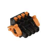 Weidmuller - 1000430001 - TERM BLOCK PLUG 4POS 5.08MM