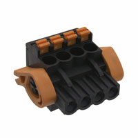 Weidmuller - 1000660001 - TERM BLOCK PLUG 4POS 5.08MM