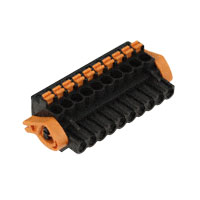 Weidmuller - 1000720001 - TERM BLOCK PLUG 10POS 5.08MM