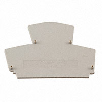 Weidmuller - 1059100000 - ENDPLATE AP WDK 2.5 WM BEIGE