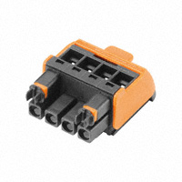 Weidmuller - 1063280000 - TERM BLOCK PLUG 4POS 90DEG 5MM
