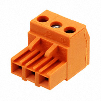 Weidmuller - 1281860000 - TERM BLOCK PLUG 3POS STR 5.08MM