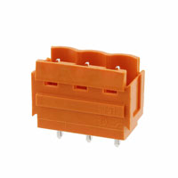 Weidmuller - 1519660000 - TERM BLOCK HDR 3POS VERT 5.08MM