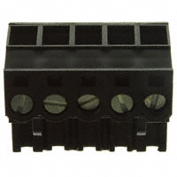 Weidmuller - 1526710000 - TERM BLOCK PLUG 5POS STR 5.08MM