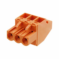 Weidmuller - 1552860000 - TERM BLOCK PLUG 3POS 5.08MM
