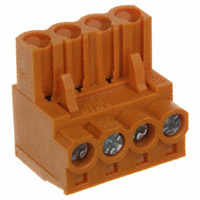 Weidmuller - 1954470000 - TERM BLOCK PLUG 4POS STR 5MM
