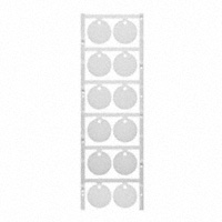 Weidmuller - 1266120000 - LABEL ID/RATINGS 1.18"DIA WHITE