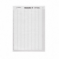 Weidmuller - 1686391044 - LABEL ID/RATINGS 1"X0.5" WHITE