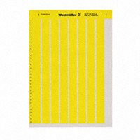 Weidmuller - 1686391687 - LABEL ID/RATINGS 1"X0.5" YELLOW