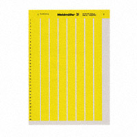 Weidmuller - 1686391687 - LABEL ID/RATINGS 1"X0.5" YELLOW