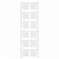 Weidmuller - 1773220000 - LABEL ID/RATINGS 1.06"X1.06" WHT