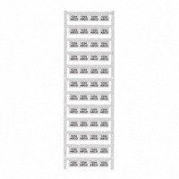 Weidmuller - 1854100000 - TERMINAL MARKER 10X15MM