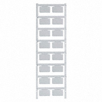 Weidmuller - 1876640000 - LABEL ID/RATINGS 1.06"X0.59" WHT