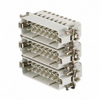 Weidmuller - 1896850000 - INSERT MALE 16POS+1GND PUSH IN