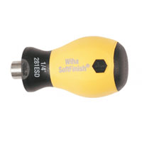 Wiha - 28180 - ESD SAFE STUBBY 1/4" BIT HOLDER