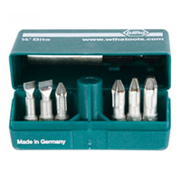 Wiha - 71197 - BIT SET PHILLIP SLOT W/CASE 6PCS