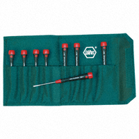Wiha - 26093 - SCREWDRIVER SET SLOT W/POUCH 8PC