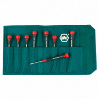 Wiha - 26193 - SCREWDRIVER SET SLOT W/POUCH 8PC